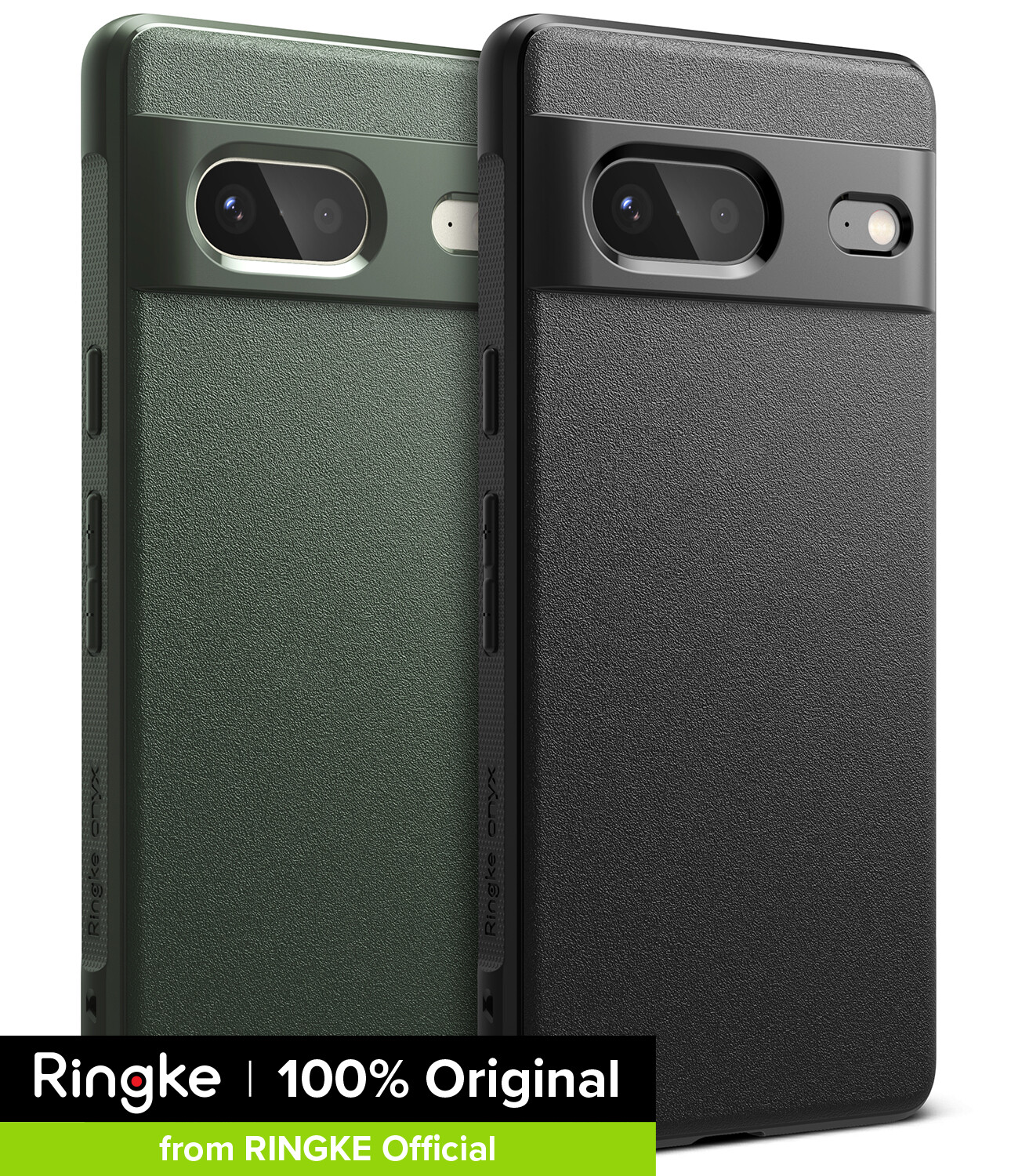 Ringke Onyx Compatible with Google Pixel 7 Case, Shockproof Rugged Heavy Duty Textured Flexible TPU Cover with Wrist Strap