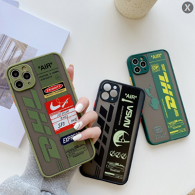 Hontinga Casing Case For OnePlus 9 5G Case DHL Express NASA AIR Pikachu Label Transparent Phone Case Full Cover Lens Camera Protector Casing Hard Case For Boys For Girls
