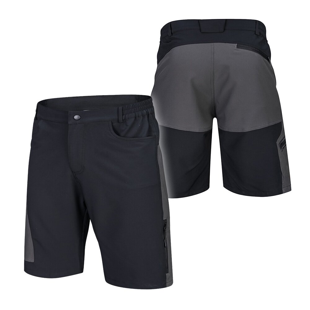 TOMSHOO Men's Baggy Cycling Shorts Breathable Loose-Fit Outdoor Sports MTB Cycling Running Shorts